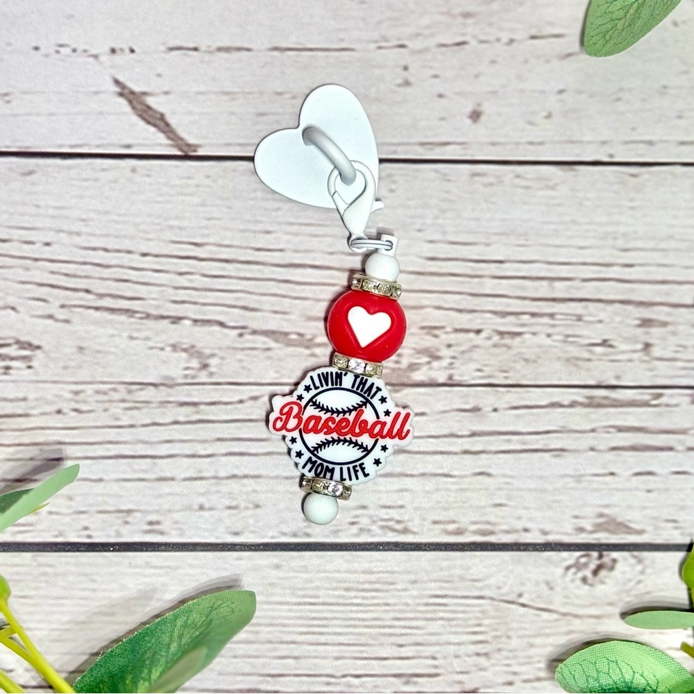 Baseball Adhesive Charm